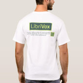 T-shirt Chemise LibriVox - Style 3 (Dos)