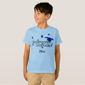 T-shirt Chemise licenciée de jardin d'enfants (bleue) (Devant entier)