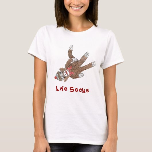 T-shirt Chemise Life Socks Monkey (Devant)