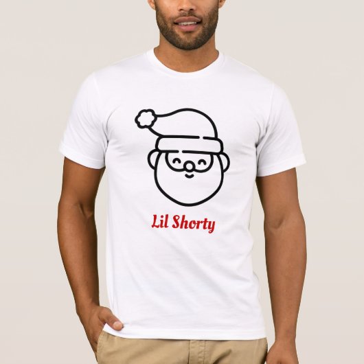 T-shirt Chemise Lil Shorty Père Noël (Devant)