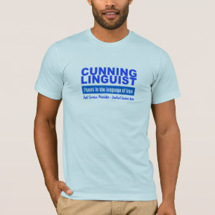 T-shirt Chemise Linguist rustique - choisir style, couleur
