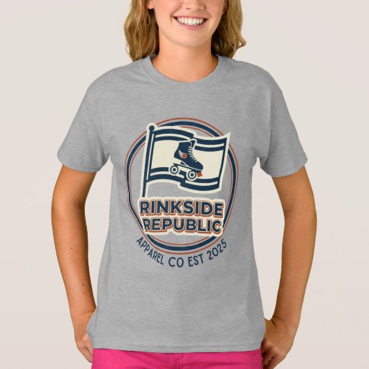 T-shirt Chemise Logo Rinkside Republic (Devant)