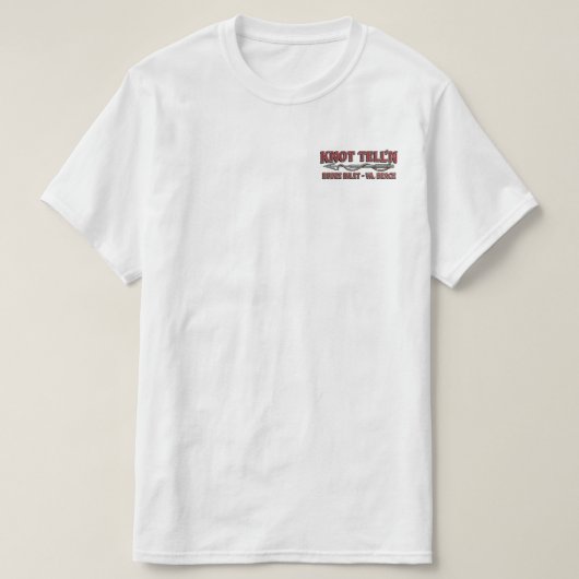T-shirt Chemise Logo Rip Art Marlin Blanc (Design devant)