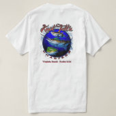 T-shirt Chemise Logo Rip Art Marlin Blanc (Design dos)