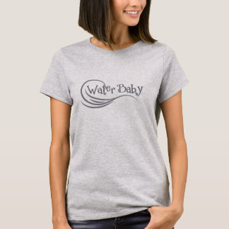 T-shirt Chemise Logo Water Baby Pewter
