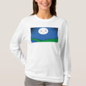 T-shirt Chemise Lune Lune Lune Lune Longue Sleft (Devant)