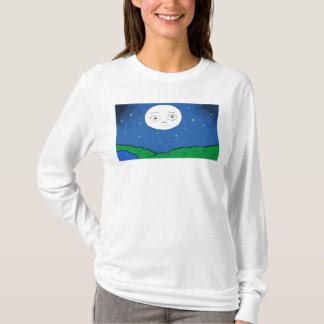 T-shirt Chemise Lune Lune Lune Lune Longue Sleft