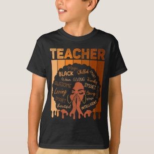 T-shirt Chemise Magie de Professeur Noir Histoire Noire