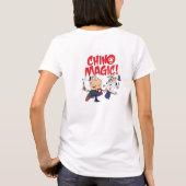 T-shirt Chemise magique de dames de Chino (Dos)