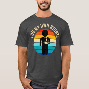 T-shirt Chemise main de blessure amusante Je fais mes prop