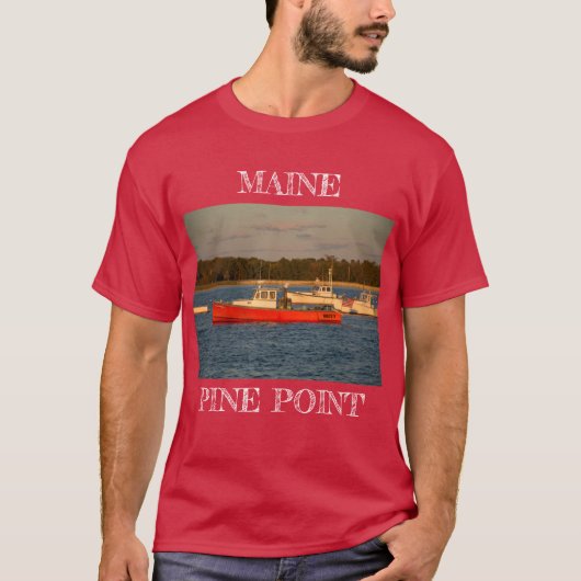 T-shirt chemise Maine Pine Point (Devant)
