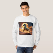 T-shirt Chemise majestueuse Arabian Horse : Desert Run (Devant entier)