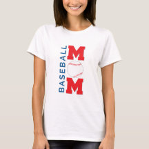 Chemise maman de baseball pour femmes