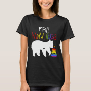 T-shirt Chemise Maman Libre, Fierté LGBT, Ours Maman, Mère