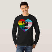 T-shirt Chemise Maman Libre Hugs, Chemise Maman Hugs, Fier (Devant entier)