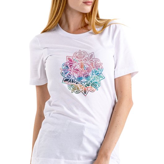 T-shirt Chemise Mandala colorée