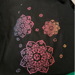 T-shirt Chemise Mandala Dice Tumbling
