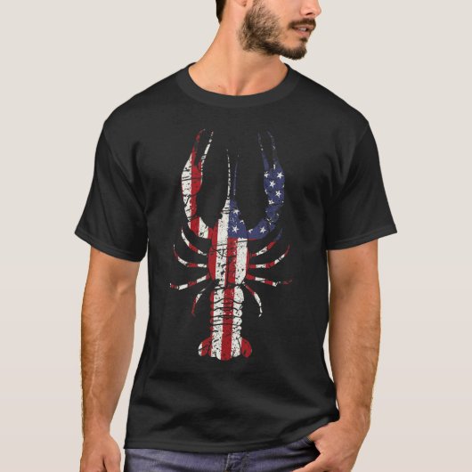 T-shirt Chemise Mardi Gras Fleur De Lis Écrevisse Ameri (Devant)