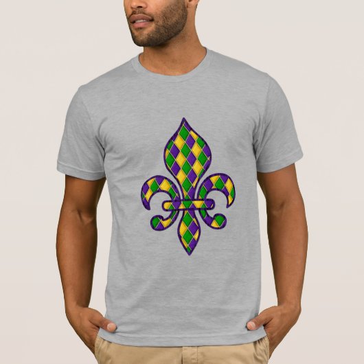 T-shirt Chemise Mardi Gras Homme (Devant)