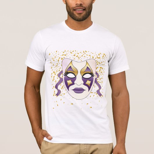T-shirt Chemise Mardi Gras Homme (Devant)