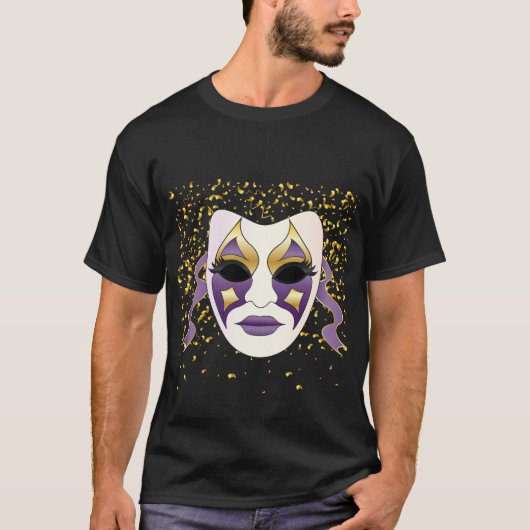 T-shirt Chemise Mardi Gras Homme (Devant)