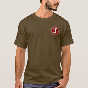 T-shirt Chemise marron et blanche d'empire de Seleucid de