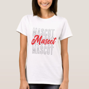 T-shirt Chemise Mascotte Personnalisée, Chemise Cheer,