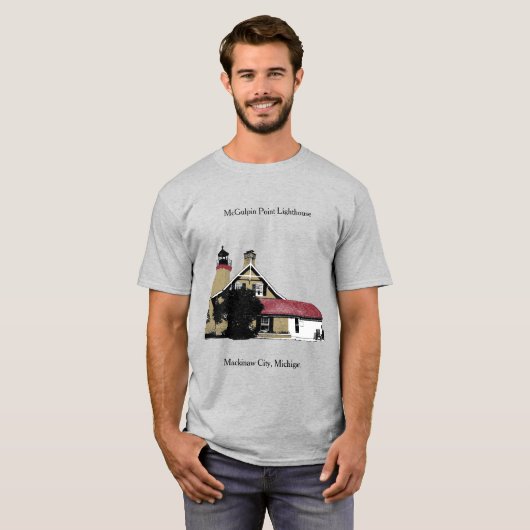 T-shirt Chemise McGulpin Point Lighthouse (Devant entier)