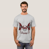 T-shirt Chemise Mens Raglan (Devant entier)