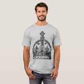 T-shirt Chemise Mens Raglan - Customisée (Devant entier)