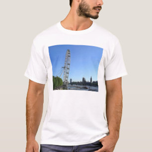 T-shirt Chemise Mens T avec London Eye Ferris Wheel