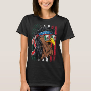 T-shirt Chemise Mexicaine Américaine Mexique Drapeau Améri