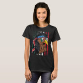 T-shirt Chemise Mexicaine Américaine Mexique Drapeau Améri (Devant entier)