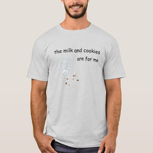 T-shirt Chemise miettes au lait et biscuit (Devant)