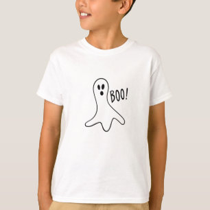 T-shirt Chemise mignonne de Halloween de fantôme de