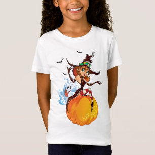 T-Shirt Chemise mignonne de Halloween de sorcière