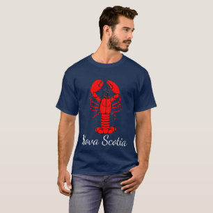 T-shirt Chemise mignonne de homard de la Nouvelle-Écosse
