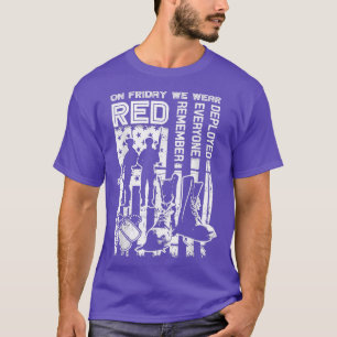 T-shirt Chemise Militaire Vendredi Rouge Vendredi Nous Por