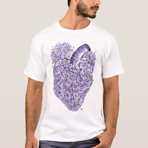 T-shirt Chemise minable de coeur