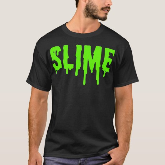 T-shirt Chemise mince Vert Slime Cadeau Slime Gear (Devant)