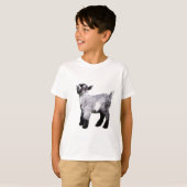 T-shirt Chemise miniature de chèvre de Bably (Devant entier)
