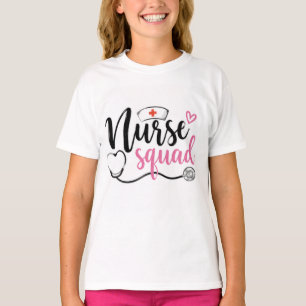 T-shirt Chemise minimale pour équipe d'infirmières Simpl
