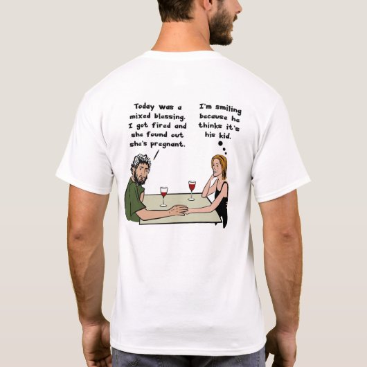 T-shirt Chemise Mixed Blessing (Dos)