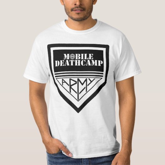 T-shirt Chemise mobile de "armée" de Deathcamp (Devant)