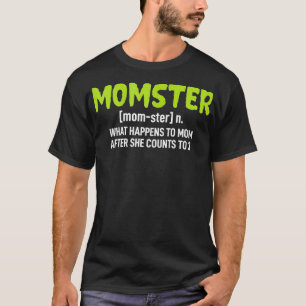 T-shirt Chemise Momster pour Femmes Éffrayant Halloween Co