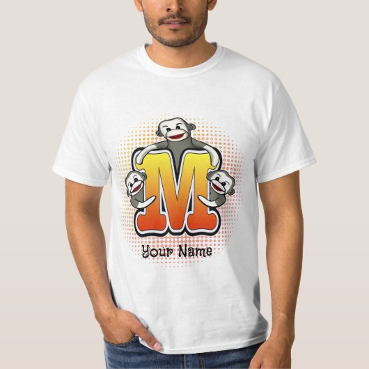 T-shirt Chemise Monogram M Sock Monkey (Devant)