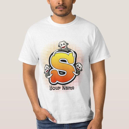 T-shirt Chemise Monogram S Sock Monkey (Devant)