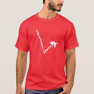 T-shirt Chemise morte de marché boursier de rebond de cha