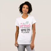 T-shirt Chemise Motivationnelle 100% Coton (Devant entier)