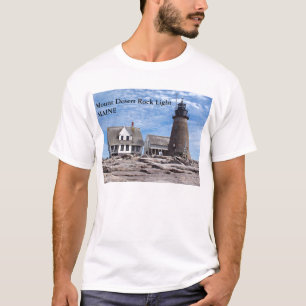 T-shirt Chemise Mount Desert Rock Light, Maine